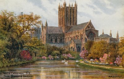 Wells Cathedral South East from Bishop